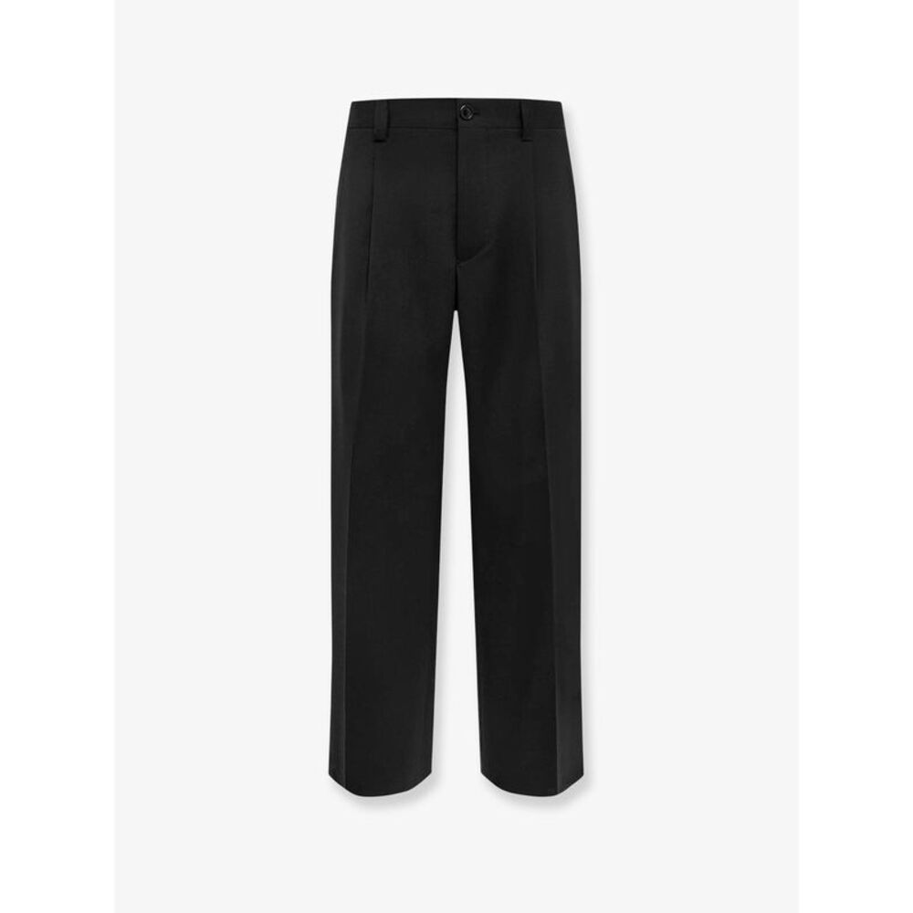 Laneus Men Virgin Wool Blend Trousers